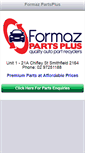 Mobile Screenshot of formazpartsplus.com.au